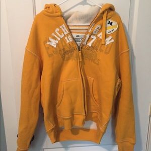 University of Michigan zip up sweatshirt